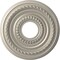 Ekena Millwork Cole PVC Ceiling Medallion (Canopies up to 4 1/4"), 13"OD x 3 1/2"ID x 3/4"P, Bright Coat Aluminum CMP13COBAL - alternate 1